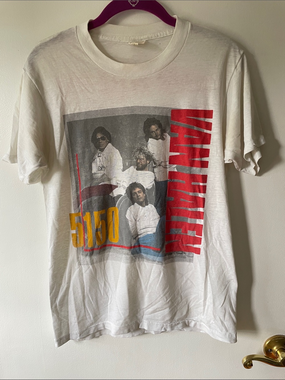 VAN HALEN 5150 Vintage Graphic Tee - White